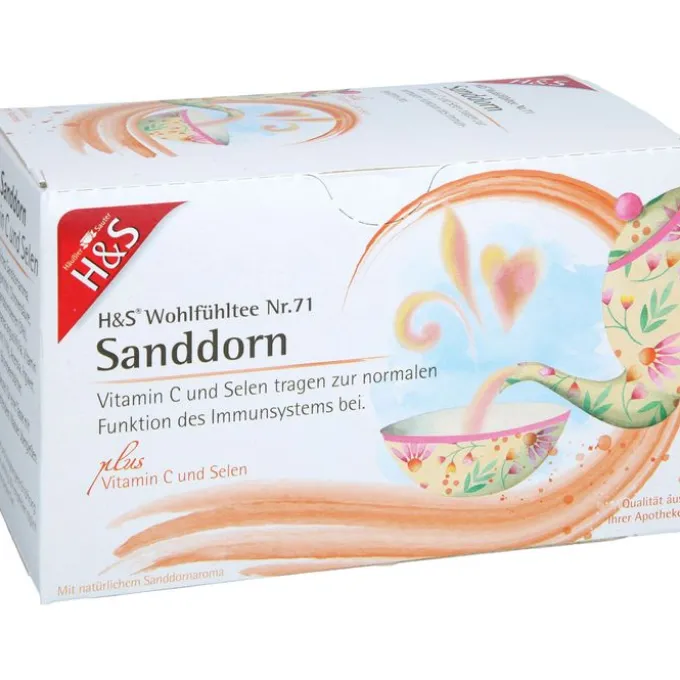 H&S Sanddorn m.Vitamin C und Selen Filterbeutel 20 Stück