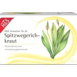 H&S Spitzwegerichkraut Filterbeutel 20X1,5 g