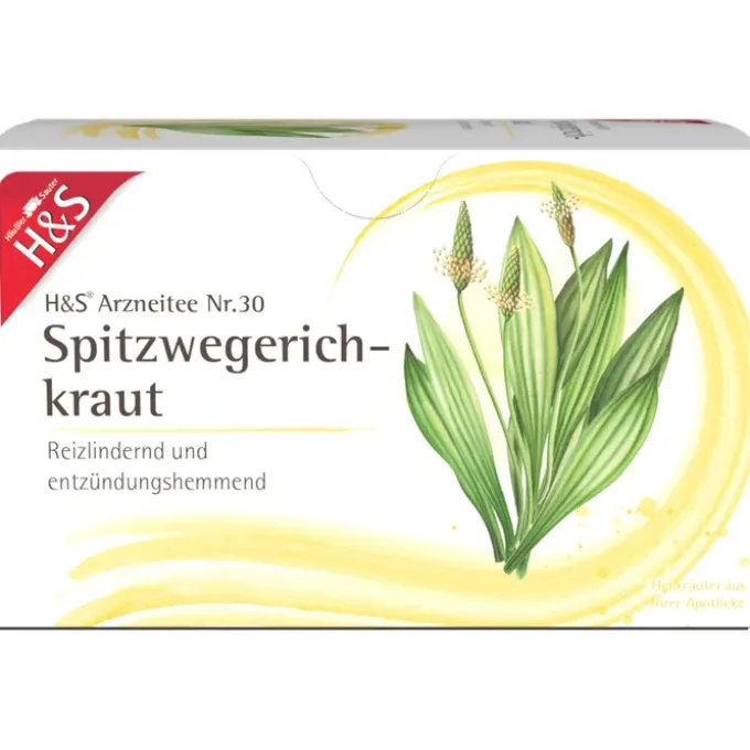 H&S Spitzwegerichkraut Filterbeutel 20X1,5 g