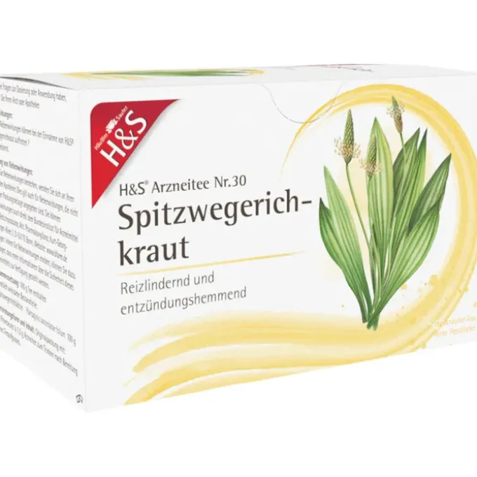 H&S Spitzwegerichkraut Filterbeutel 20X1,5 g