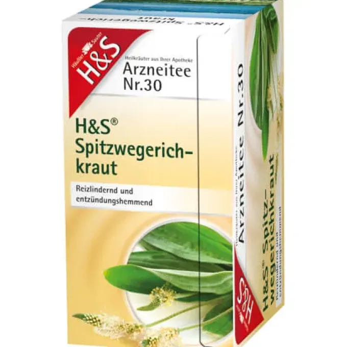 H&S Spitzwegerichkraut Filterbeutel 20X1,5 g