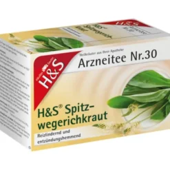 H&S Spitzwegerichkraut Filterbeutel 20X1,5 g