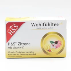 H&S Zitrone mit Vitamin C Filterbeutel 20 Stück
