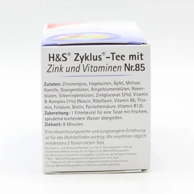 H&S Zyklus-Tee mit Zink und Vitaminen Filterbeutel 20X1,5 g