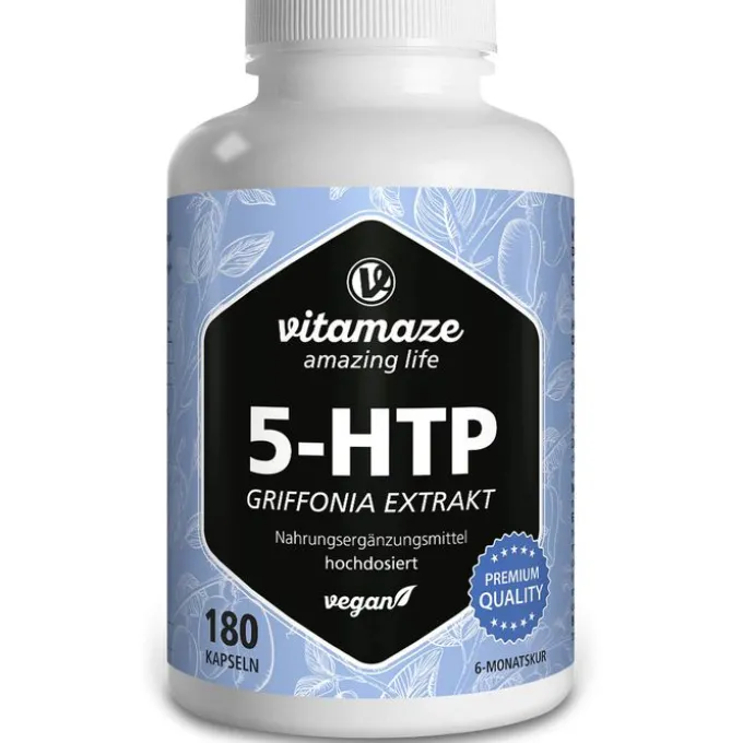 5-HTP 200 mg Griffonia Extrakt hochdos.vegan Kaps. 180 Stück