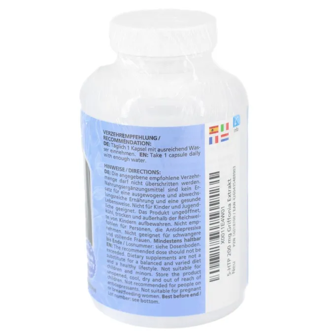 5-HTP 200 mg Griffonia Extrakt hochdos.vegan Kaps. 180 Stück