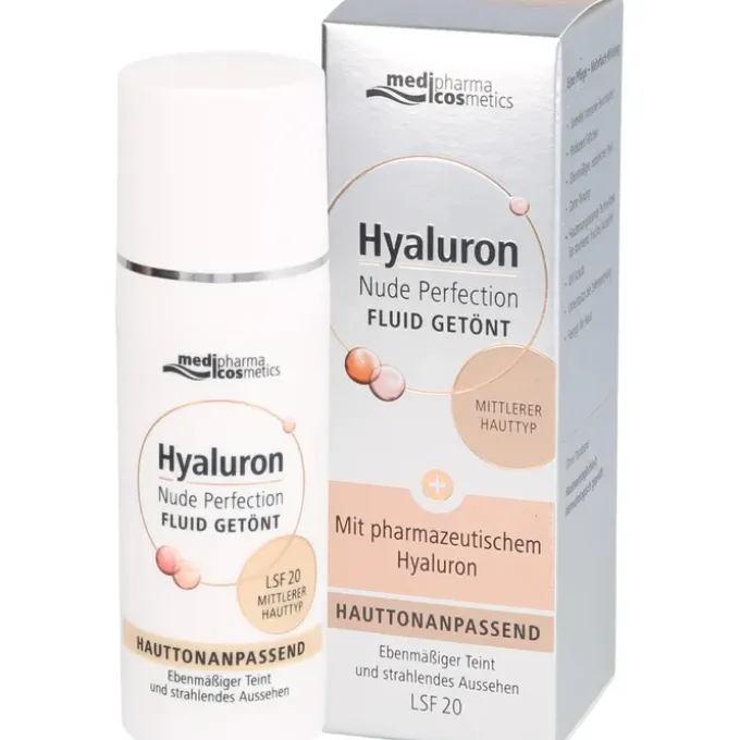 HYALURON NUDE Perfect.Fluid getö.mitt.HT LSF 20 50 ml