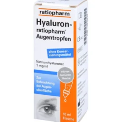 HYALURON-RATIOPHARM Augentropfen 10 ml