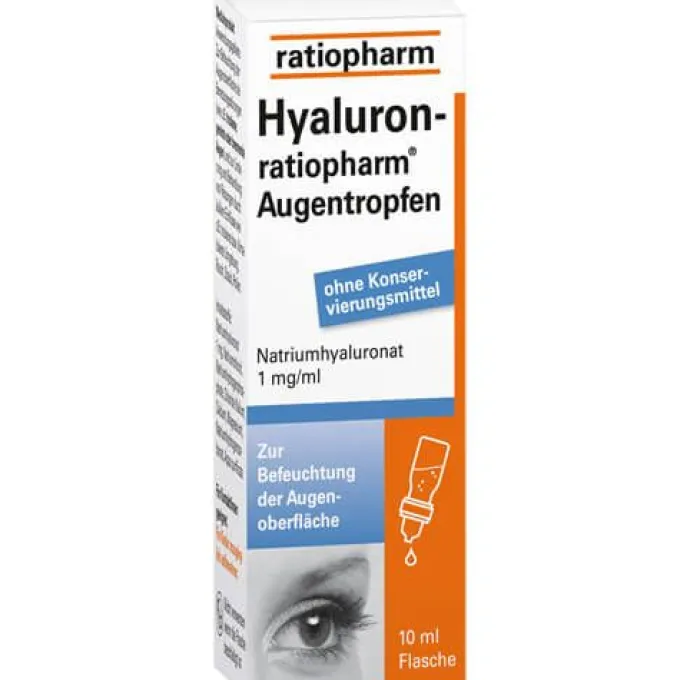 HYALURON-RATIOPHARM Augentropfen 10 ml