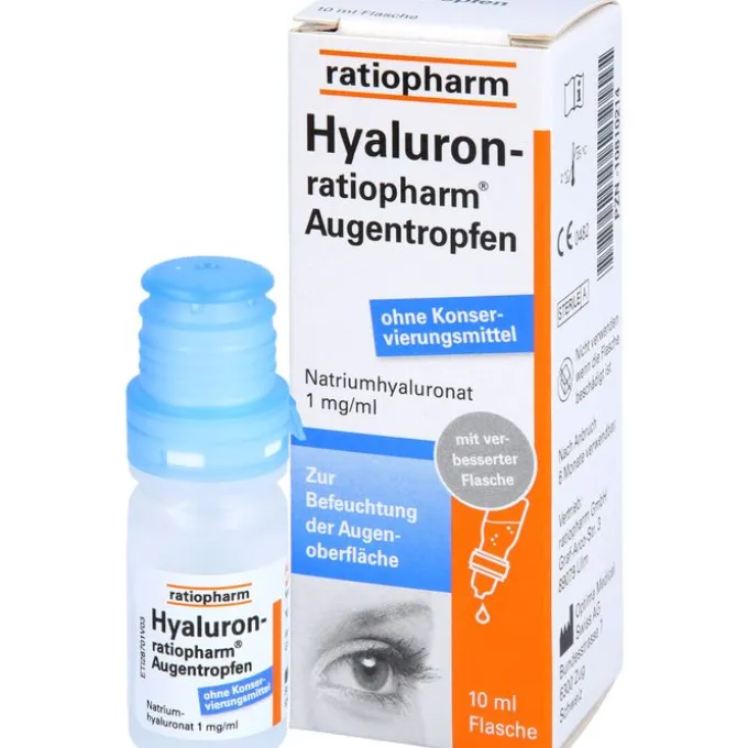HYALURON-RATIOPHARM Augentropfen 10 ml