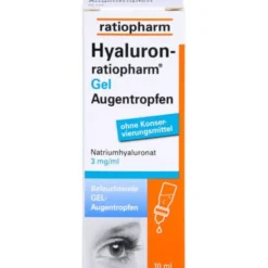 HYALURON-RATIOPHARM Gel Augentropfen 10 ml