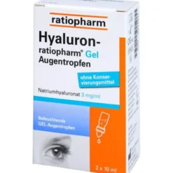 HYALURON-RATIOPHARM Gel Augentropfen 20 ml