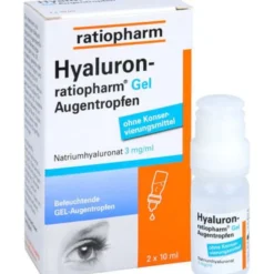 HYALURON-RATIOPHARM Gel Augentropfen 20 ml