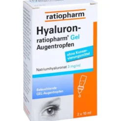 HYALURON-RATIOPHARM Gel Augentropfen 20 ml