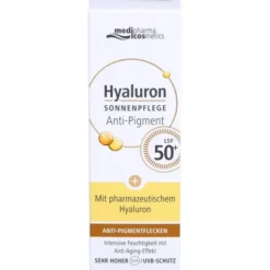 HYALURON SONNENPFLEGE Ges.Anti-Pig.&Anti-Age LSF50 50 ml