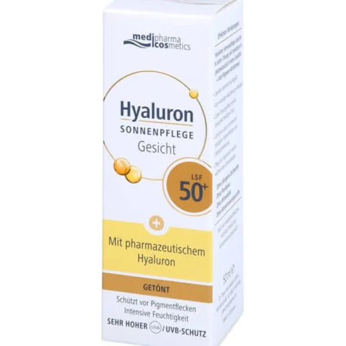 HYALURON SONNENPFLEGE Gesicht Creme LSF 50+ getönt 50 ml
