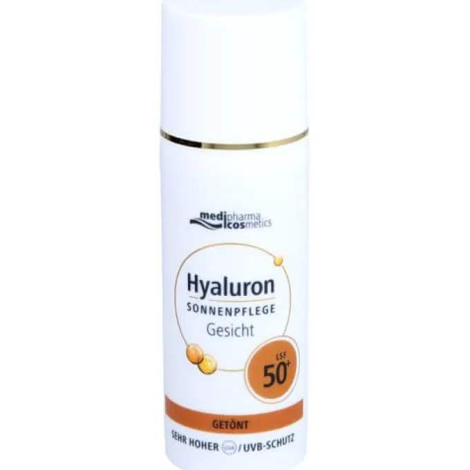 HYALURON SONNENPFLEGE Gesicht Creme LSF 50+ getönt 50 ml