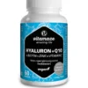 HYALURONSÄURE 200 mg hochdos.+Coenzym Q10 vegan 60 Stück