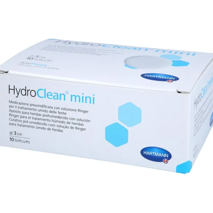 HYDROCLEAN mini Kompressen 3 cm rund steril 10 St