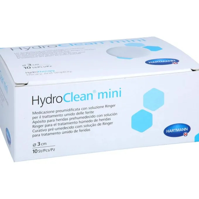 HYDROCLEAN mini Kompressen 3 cm rund steril 10 St