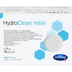 HYDROCLEAN mini Kompressen 3 cm rund steril 10 St