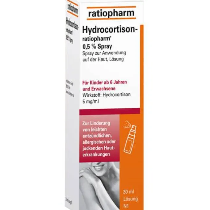 HYDROCORTISON-ratiopharm 0,5% Spray 30 ml