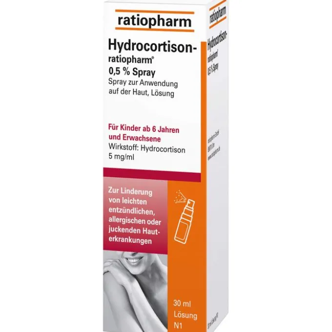 HYDROCORTISON-ratiopharm 0,5% Spray 30 ml