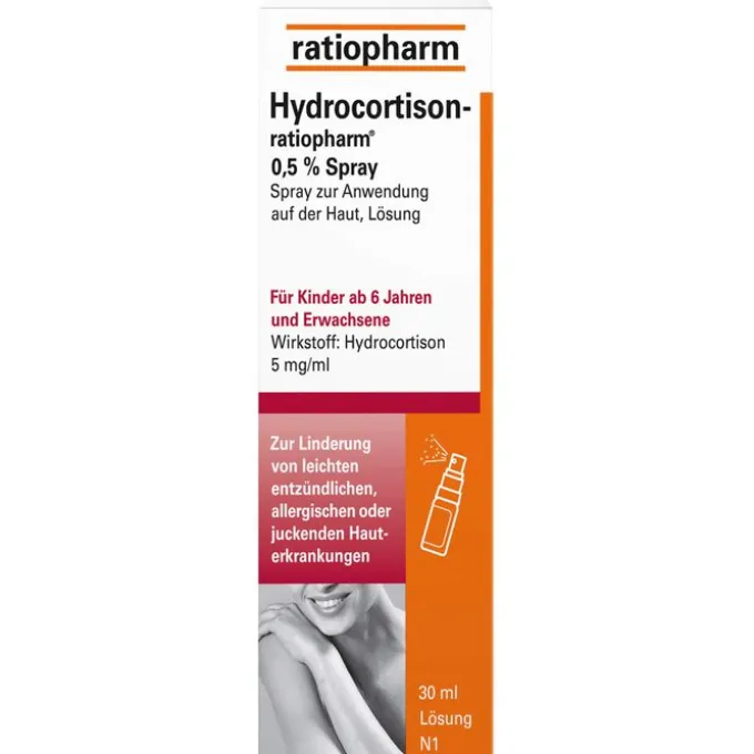 HYDROCORTISON-ratiopharm 0,5% Spray 30 ml