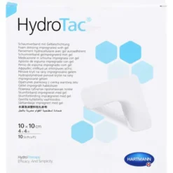 HYDROTAC Schaumverband 10x10 cm steril 10 St