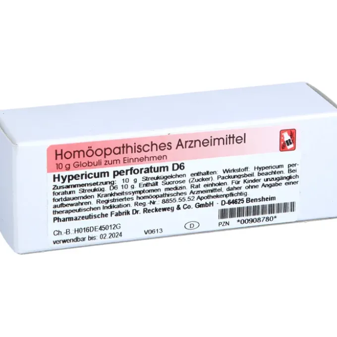 HYPERICUM D 6 Globuli 10 g