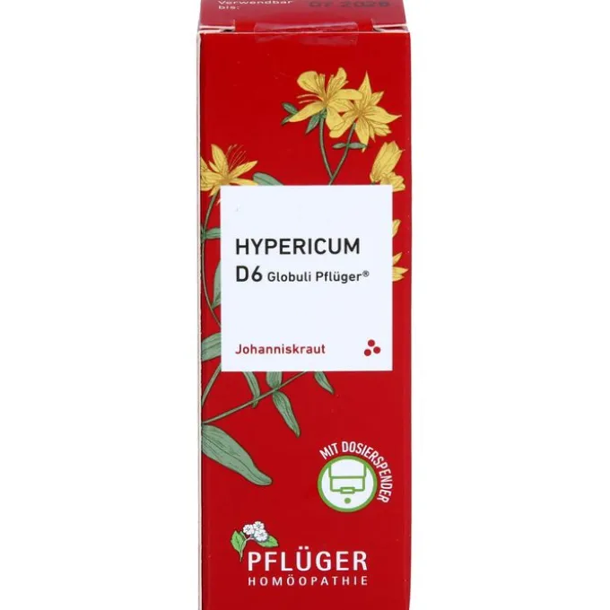 HYPERICUM D 6 Globuli Pflüger Globulispender 10 g