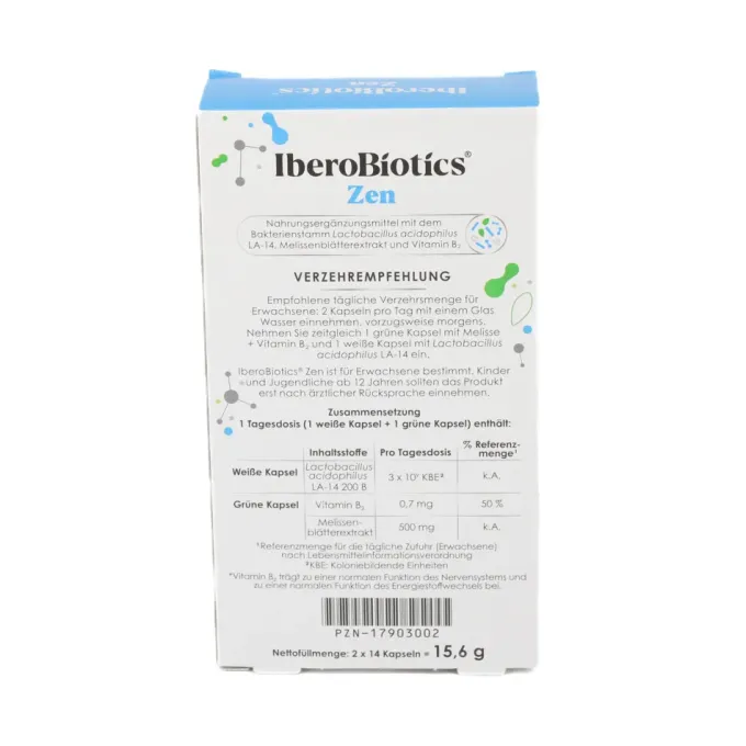 IBEROBIOTICS Zen Kapseln 28 Stück