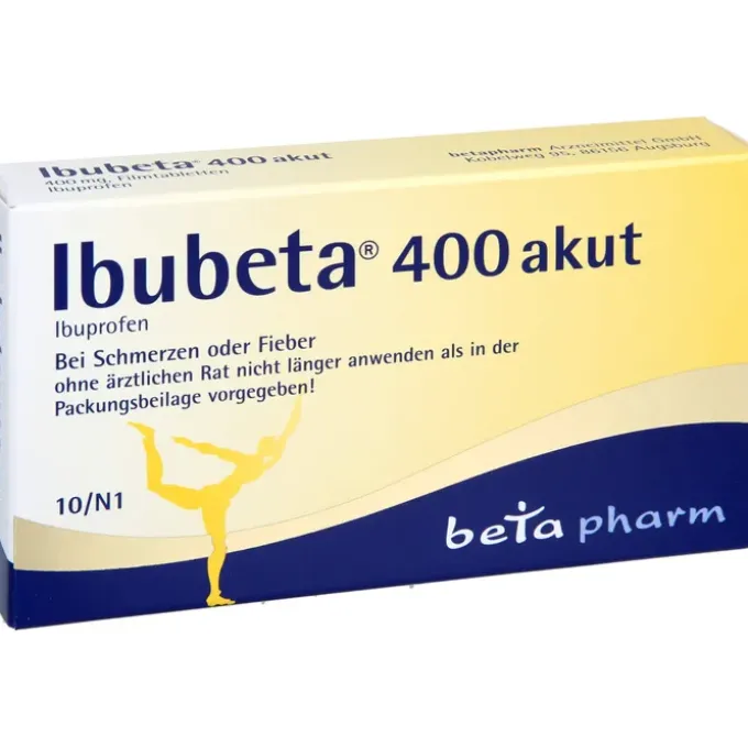 IBUBETA 400 akut Filmtabletten 10 St