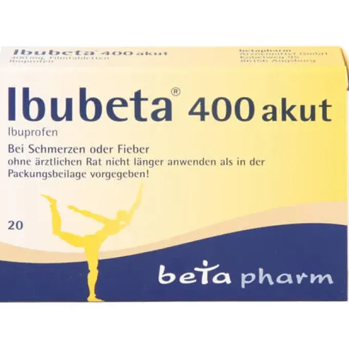 IBUBETA 400 akut Filmtabletten 20 St