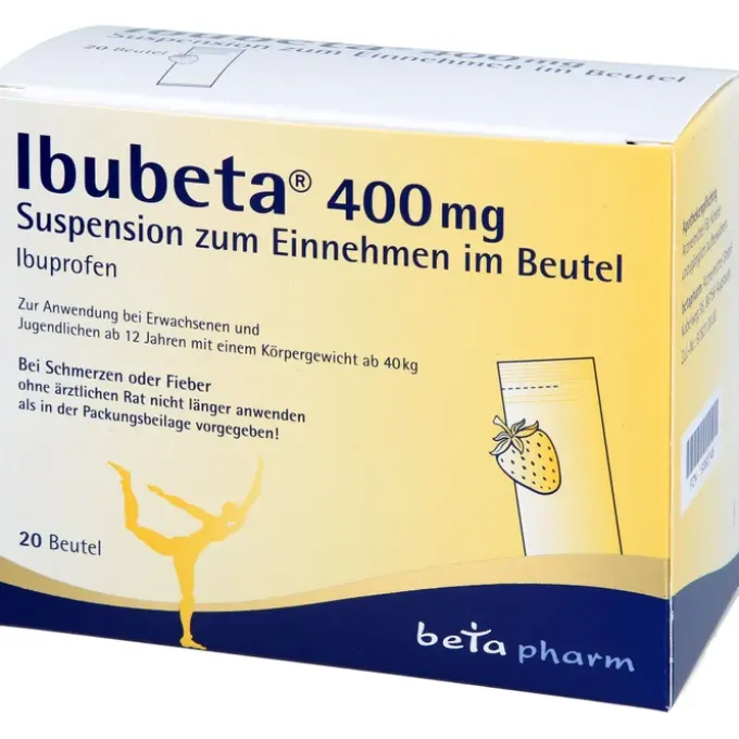 IBUBETA 400 mg Suspension zum Einnehmen im Beutel 20 St