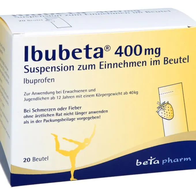 IBUBETA 400 mg Suspension zum Einnehmen im Beutel 20 St