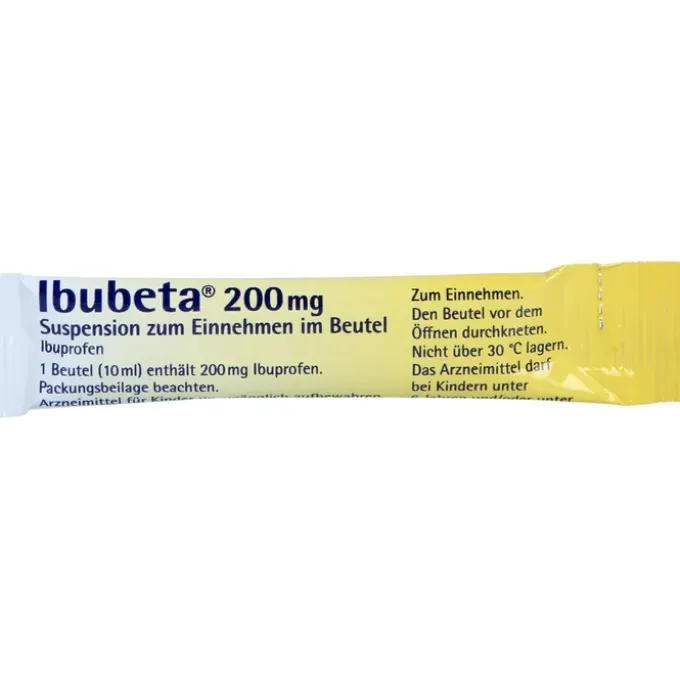IBUBETA 200 mg Suspension zum Einnehmen im Beutel 20 St