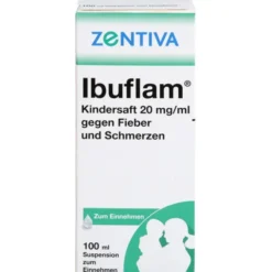 IBUFLAM Kindersaft 20mg/ml gegen Fieber u.Schmerz. 100 ml