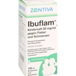 IBUFLAM Kindersaft 20mg/ml gegen Fieber u.Schmerz. 100 ml