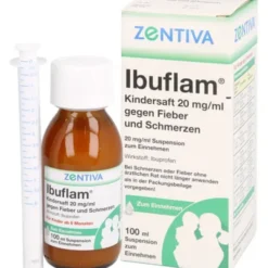 IBUFLAM Kindersaft 20mg/ml gegen Fieber u.Schmerz. 100 ml