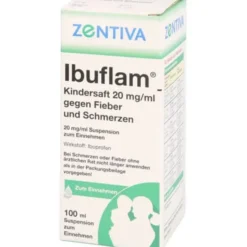 IBUFLAM Kindersaft 20mg/ml gegen Fieber u.Schmerz. 100 ml