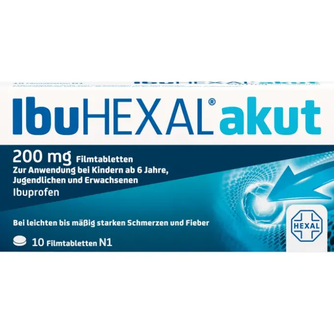 IBUHEXAL akut 200 Filmtabletten 10 St