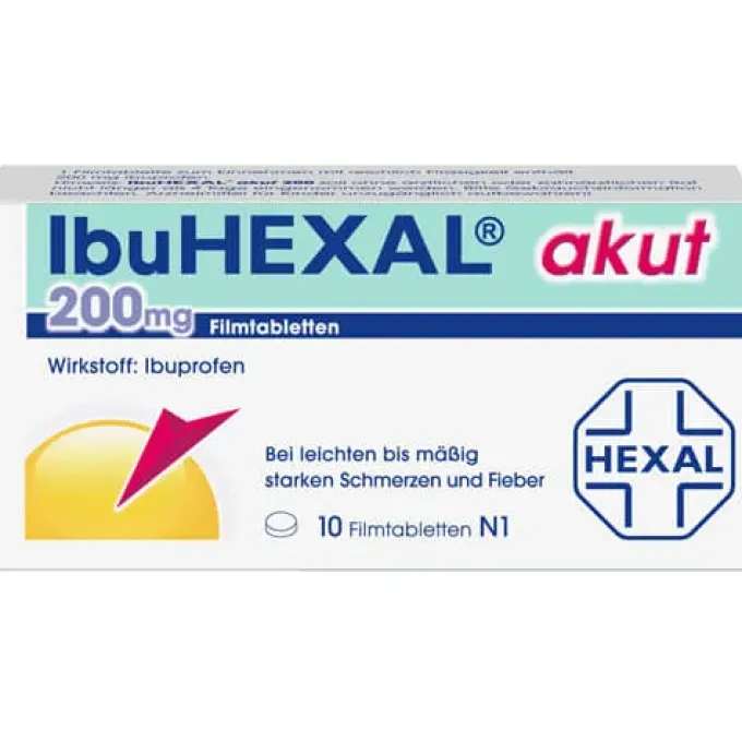 IBUHEXAL akut 200 Filmtabletten 10 St