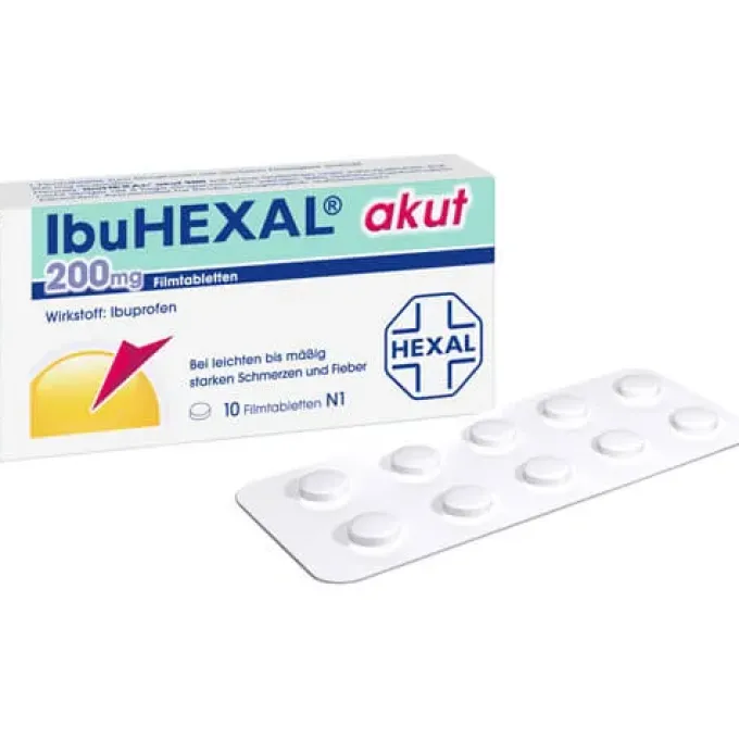 IBUHEXAL akut 200 Filmtabletten 10 St