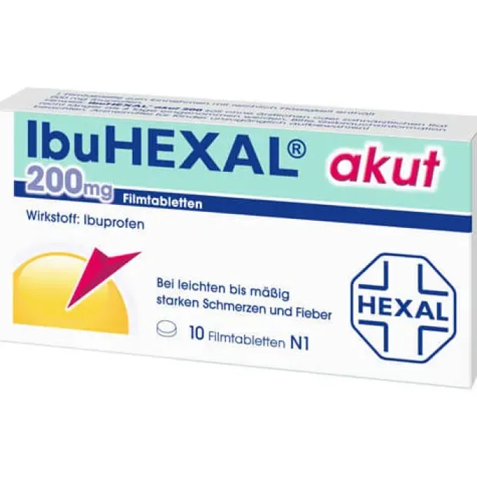 IBUHEXAL akut 200 Filmtabletten 10 St