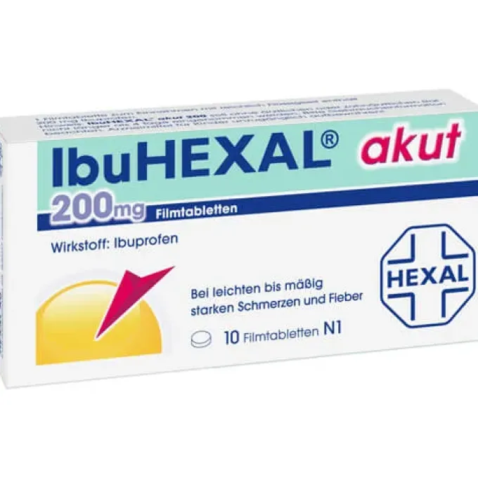 IBUHEXAL akut 200 Filmtabletten 10 St