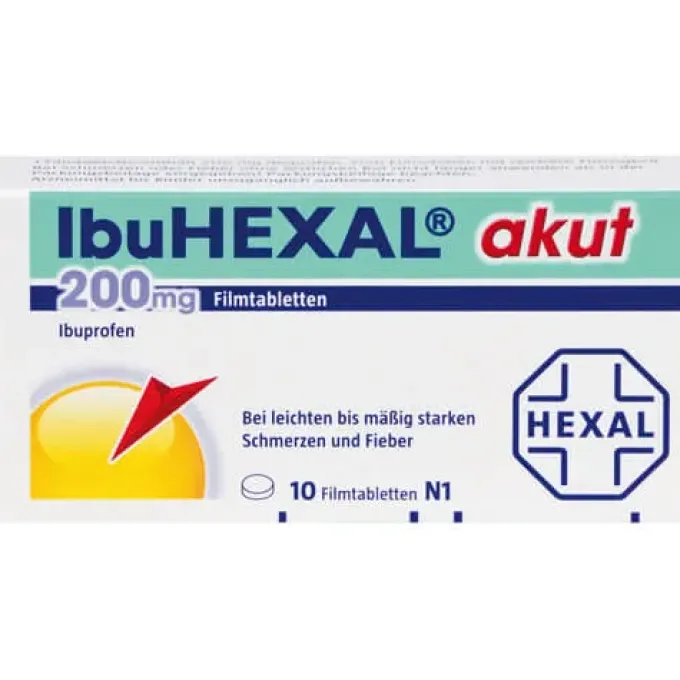 IBUHEXAL akut 200 Filmtabletten 10 St