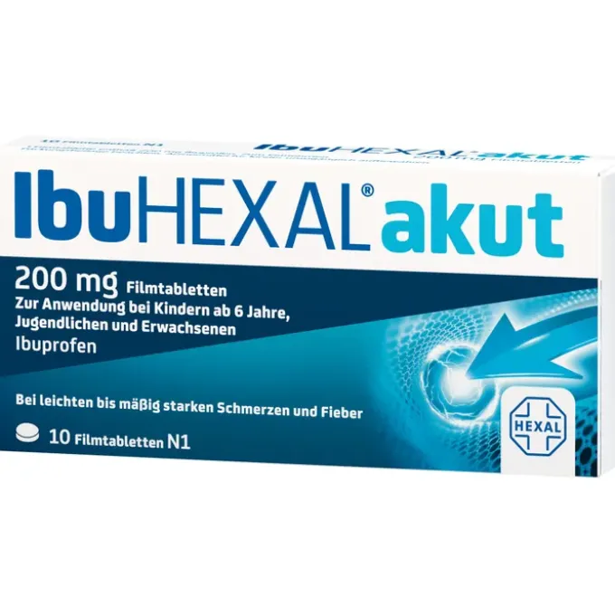 IBUHEXAL akut 200 Filmtabletten 10 St