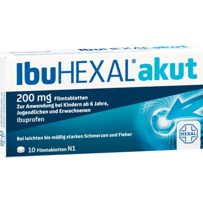 IBUHEXAL akut 200 Filmtabletten 10 St