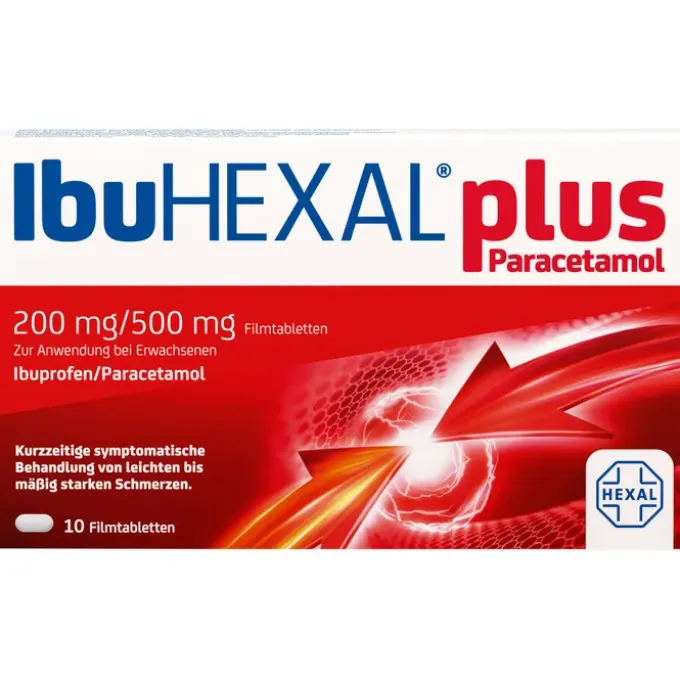 IBUHEXAL plus Paracetamol 200 mg/500 mg Filmtabl. 10 St
